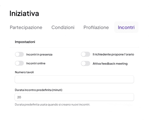 Configure attendee activities