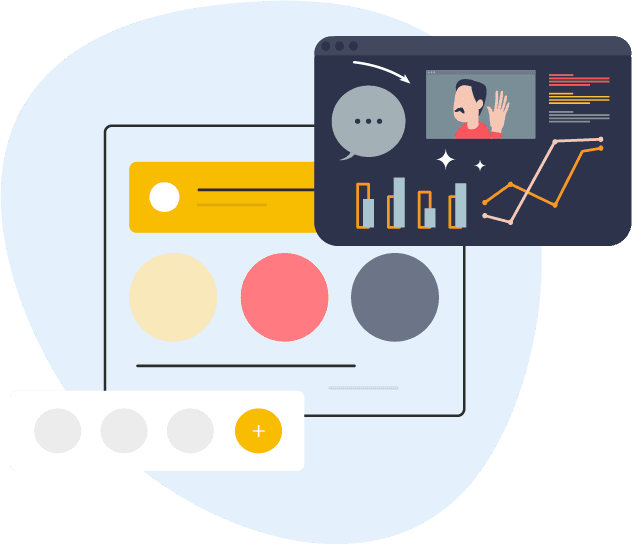 Built-in video conferencing tool